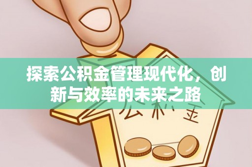 寿光探索公积金管理现代化，创新与效率的未来之路
