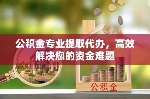 寿光公积金专业提取代办，高效解决您的资金难题