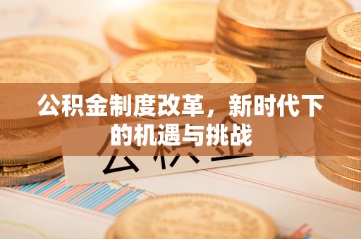 寿光公积金制度改革，新时代下的机遇与挑战