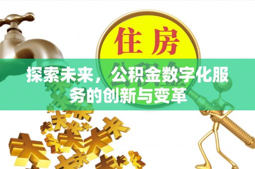 寿光探索未来，公积金数字化服务的创新与变革